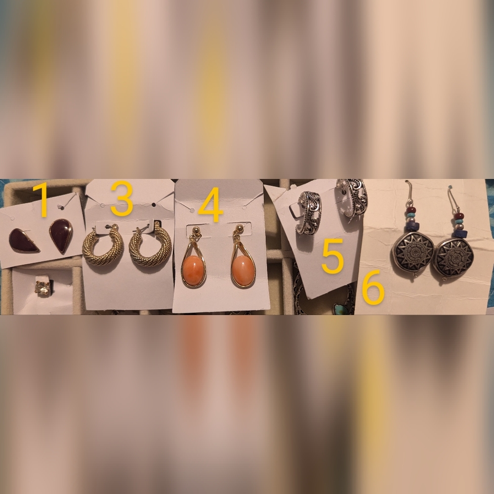 Various New & Vintage Earrings - Picture 3 of 13